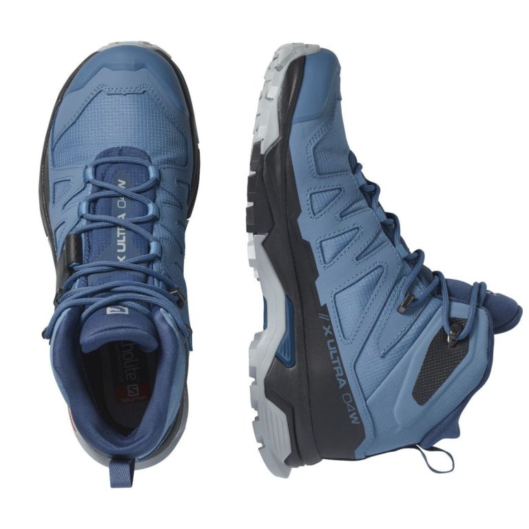 Взуття Salomon X Ultra 4 Mid GTX W - сині/чорні