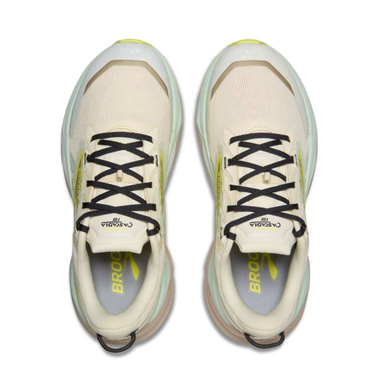 Obuv Brooks Cascadia 19 W - beige/yellow - testovacia