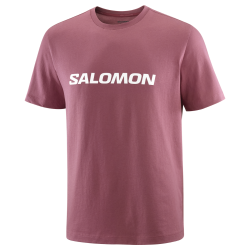 Футболка Salomon Logo SS Tee M - рожева