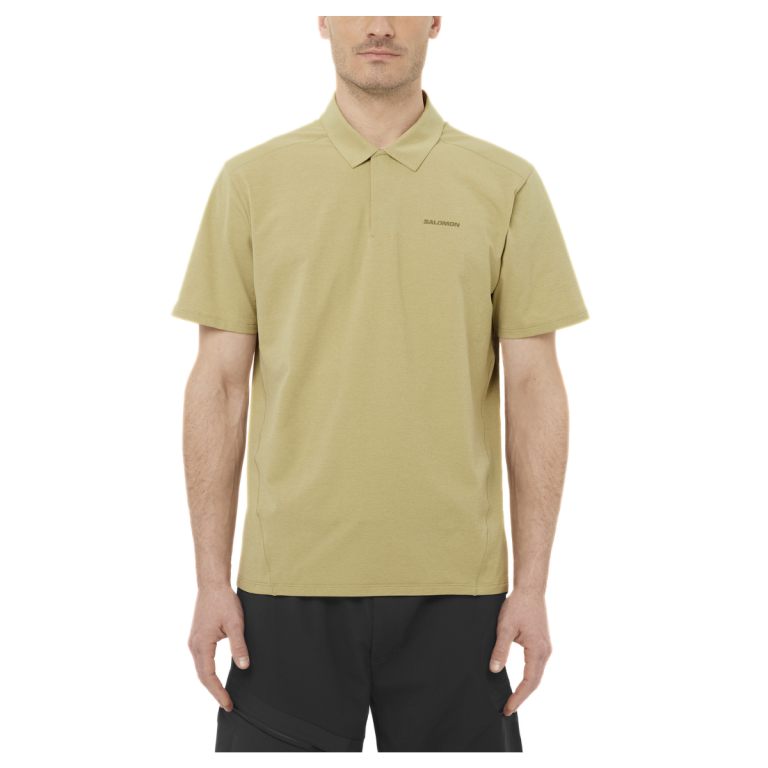 Футболка Salomon Trackline Polo M - жовта