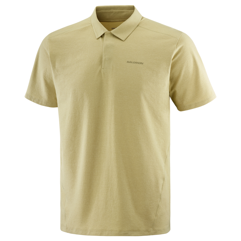 Футболка Salomon Trackline Polo M - жовта