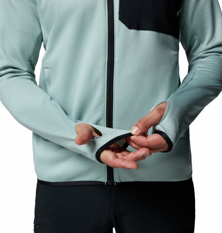 Кофта Columbia Triple Canyon™ Grid Fleece FZ II M - світло-блакитно/чорна