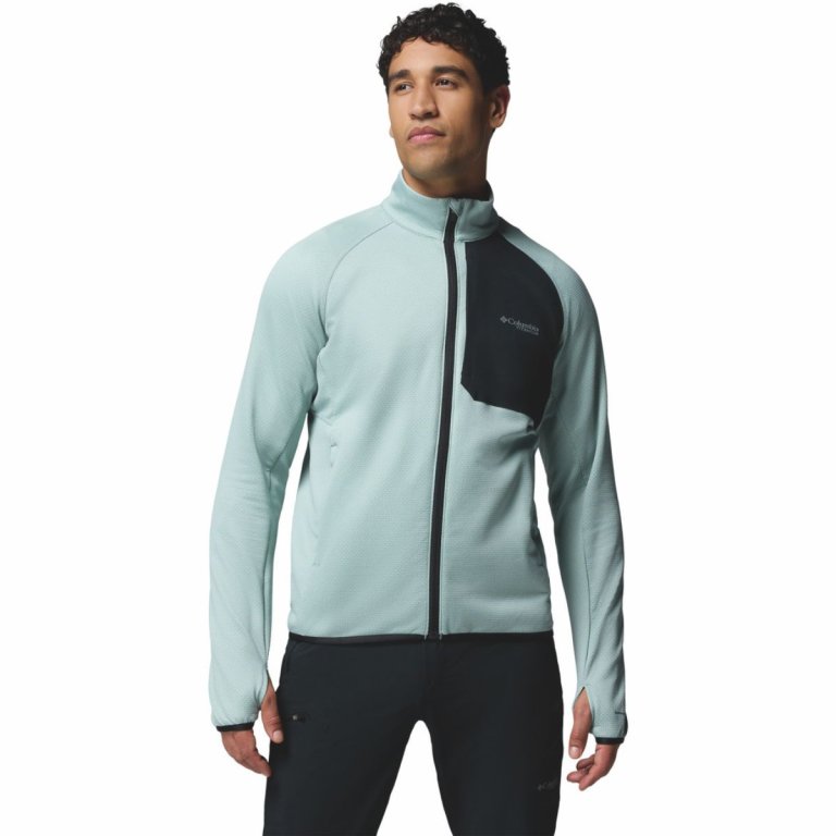Кофта Columbia Triple Canyon™ Grid Fleece FZ II M - світло-блакитно/чорна