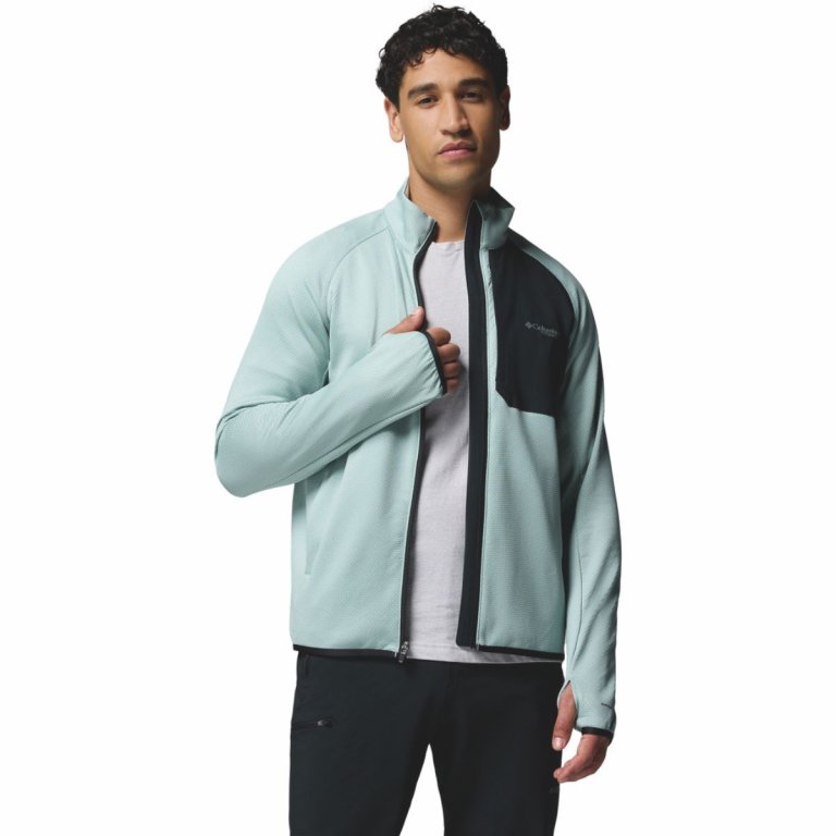Кофта Columbia Triple Canyon™ Grid Fleece FZ II M - світло-блакитно/чорна