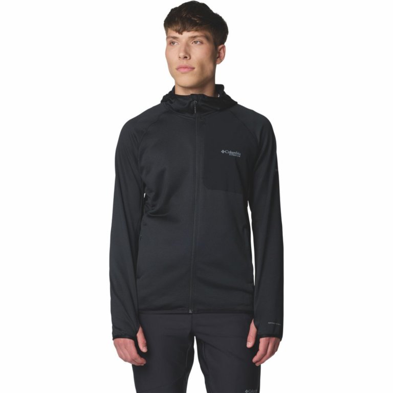 Кофта Columbia Triple Canyon™ Grid Fleece Hooded FZ II M - чорна
