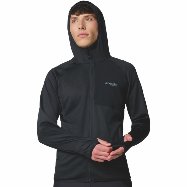 Кофта Columbia Triple Canyon™ Grid Fleece Hooded FZ II M - чорна