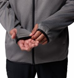 Кофта Columbia Triple Canyon™ Grid Fleece Hooded FZ II M - сіро/чорна