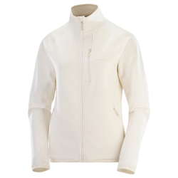 Світшот Salomon Essential Lightwarm FZ W - білий