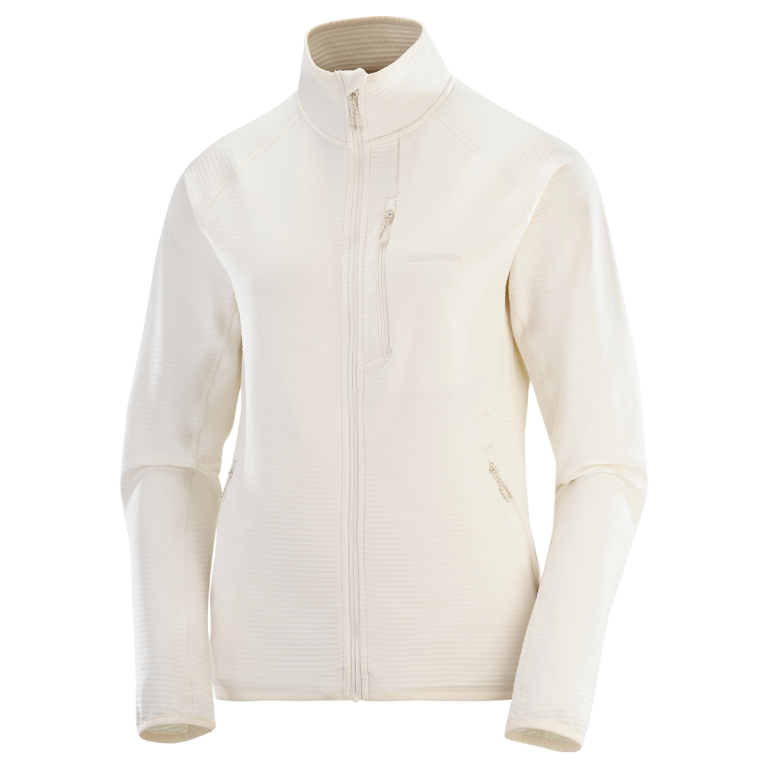 Світшот Salomon Essential Lightwarm FZ W - білий