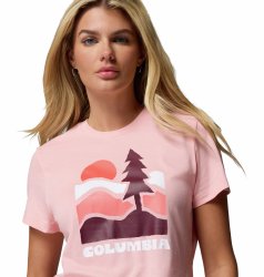 Футболка Columbia Ruby Springs™ Graphic Fitted SS W - рожева