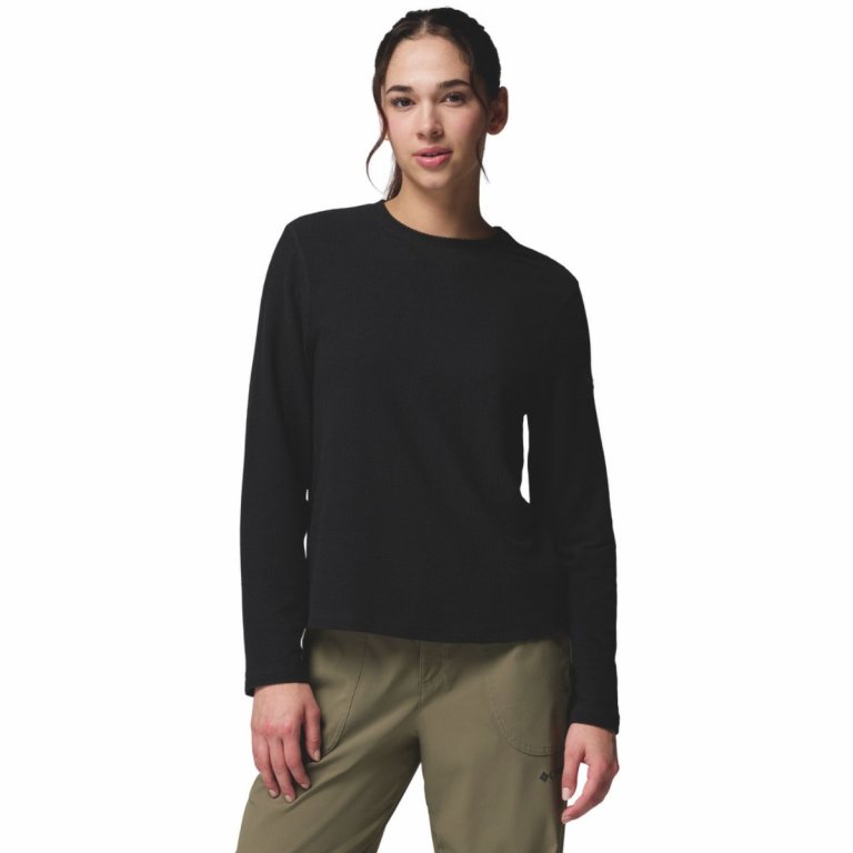 Футболка Columbia Brea Falls™ Grid Crew LS W - чорна