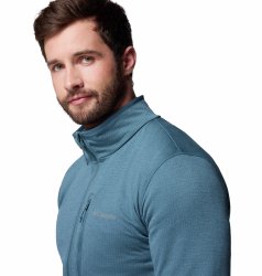 Футболка Columbia Essential Hike™ Grid Fleece Full Zip M - синя