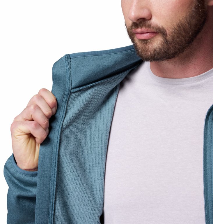 Футболка Columbia Essential Hike™ Grid Fleece Full Zip M - синя