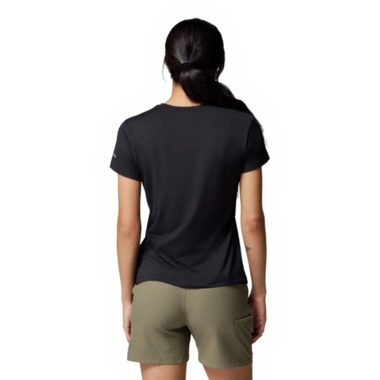 Футболка Columbia Sloan Ridge™ Graphic SS Tee W - чорна