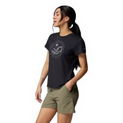Футболка Columbia Sloan Ridge™ Graphic SS Tee W - чорна
