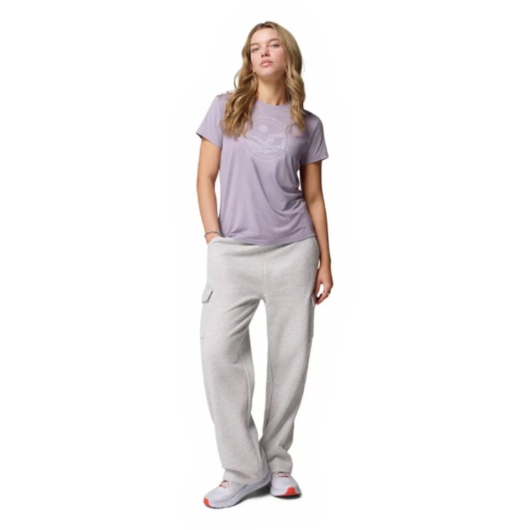 Футболка Columbia Sloan Ridge™ Graphic SS Tee W - фіолетова