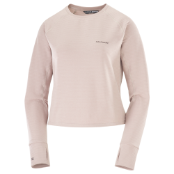 Світшот Salomon Essential Lightwarm CN W - рожевий