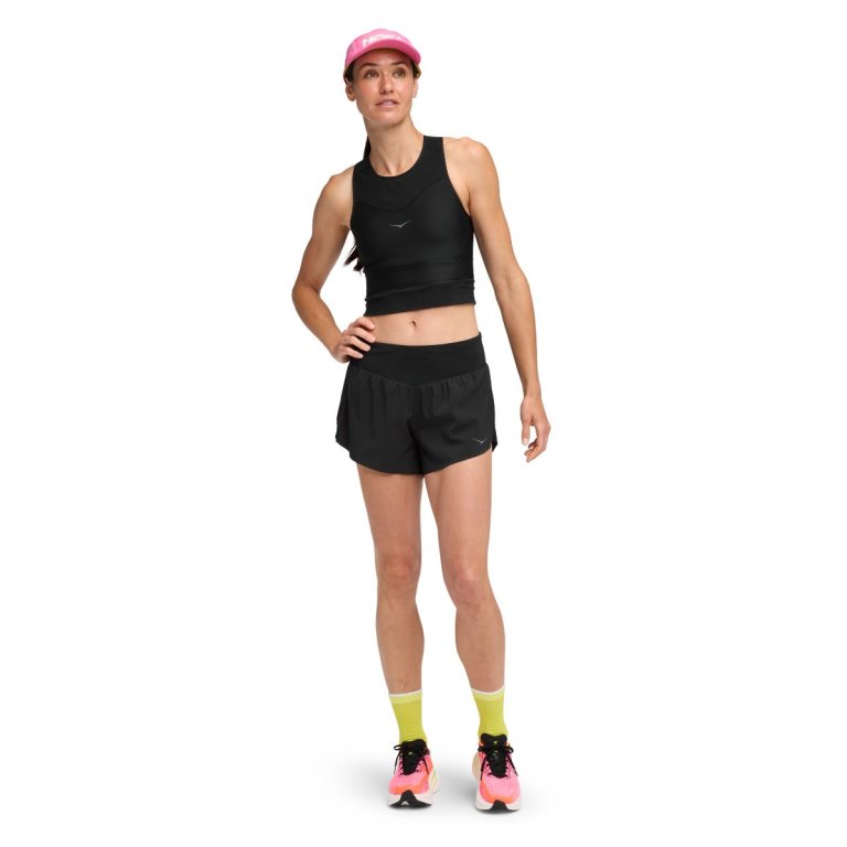 Шорти Hoka Glide 4'' Short W - чорні