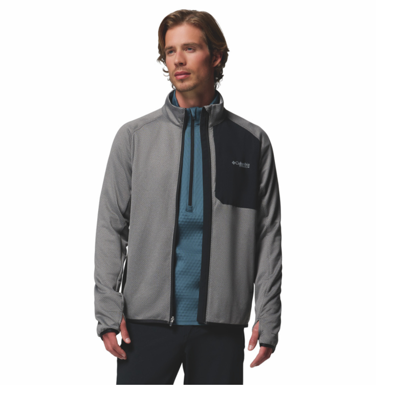 Кофта Columbia Triple Canyon™ Grid Fleece FZ II M - сіра