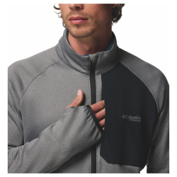 Кофта Columbia Triple Canyon™ Grid Fleece FZ II M - сіра