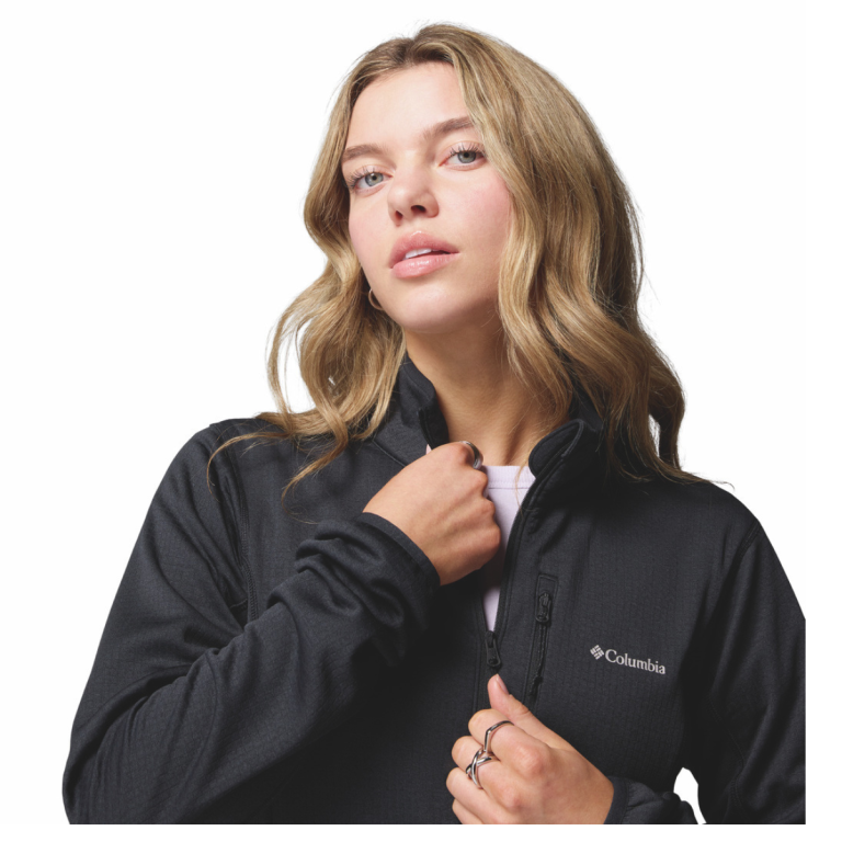 Кофта Columbia Essential Hike™ Grid Fleece Full Zip W - чорна