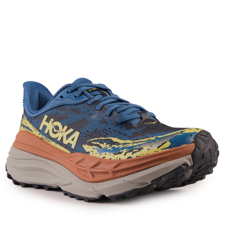 Кросівки Hoka Stinson 7 M - синьо/коричневі