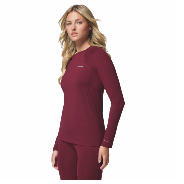 Футболка Columbia Midweight Stretch Long Sleeve Top W - червона