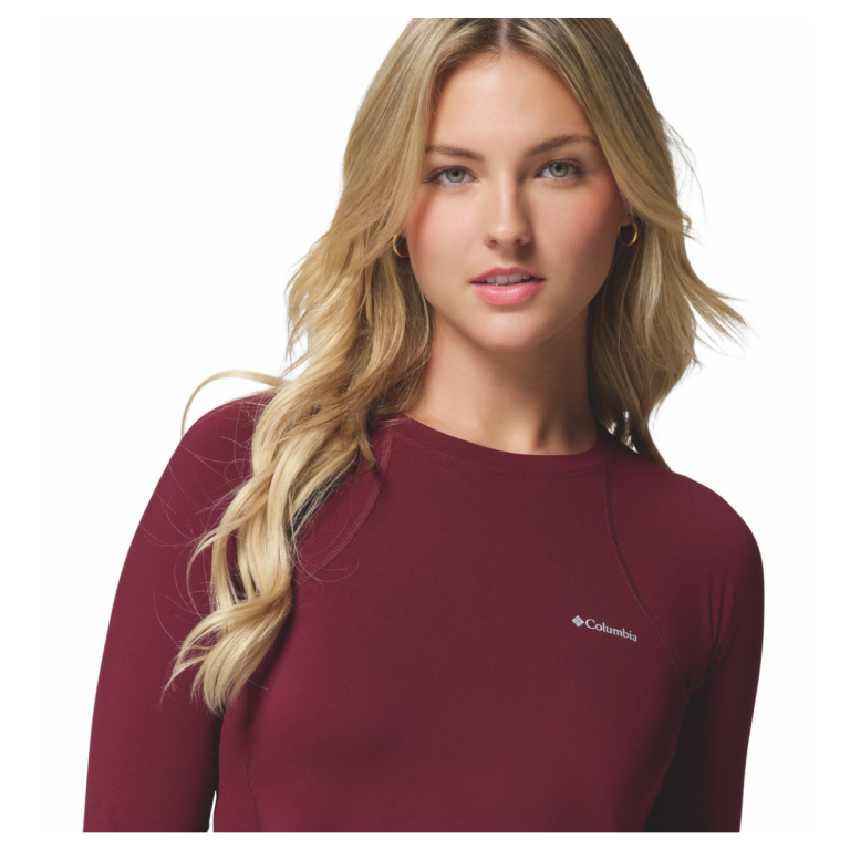 Футболка Columbia Midweight Stretch Long Sleeve Top W - червона