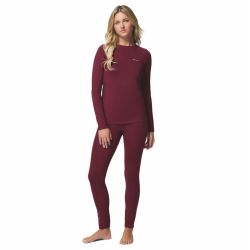 Футболка Columbia Midweight Stretch Long Sleeve Top W - червона