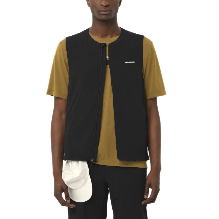 Жилет Salomon Mountain Flex Hyb Vst M - чорний