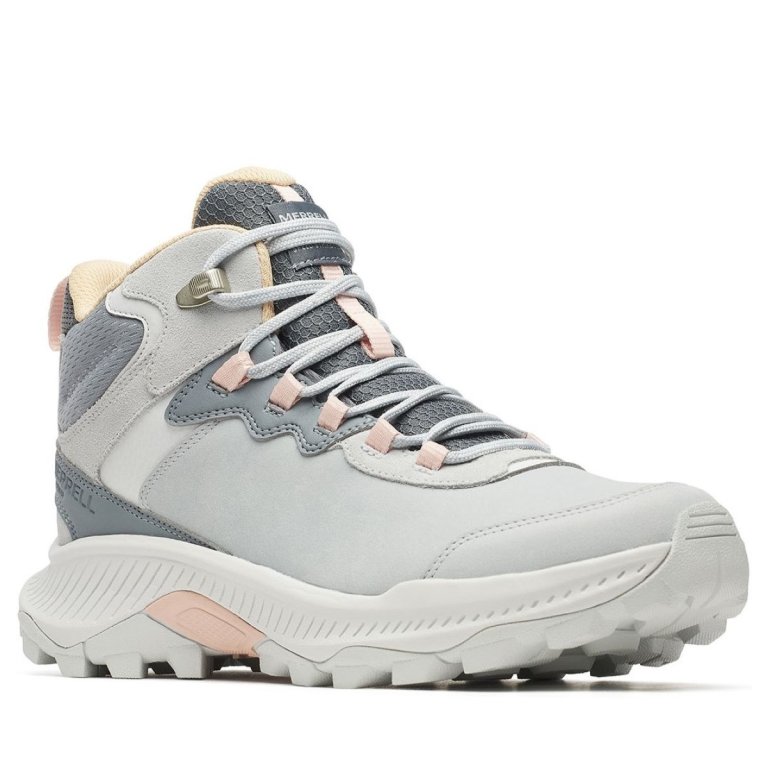 Черевики Merrell Speed Strike 2 Mid Ltr WP W - сіро/рожеві