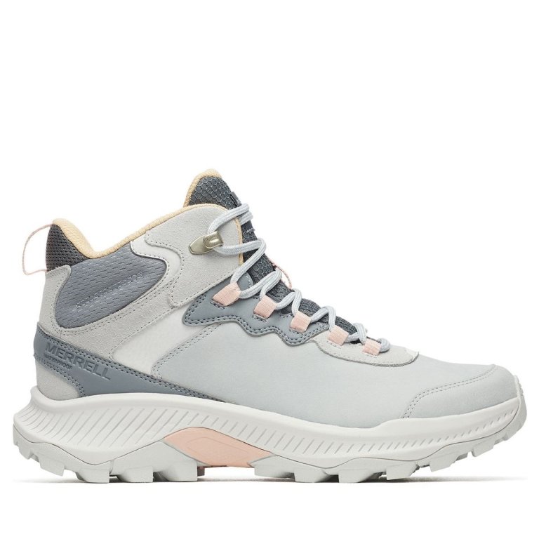 Черевики Merrell Speed Strike 2 Mid Ltr WP W - сіро/рожеві