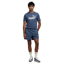 Футболка Puma ESS № 1 Logo Heather Tee M - синія