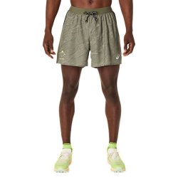 Asics Fujitrail All Over Print 5In Short M 2011D392300 - mantle green