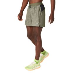 Шорти Asics Fujitrail All Over Print 5In Short M - зелені