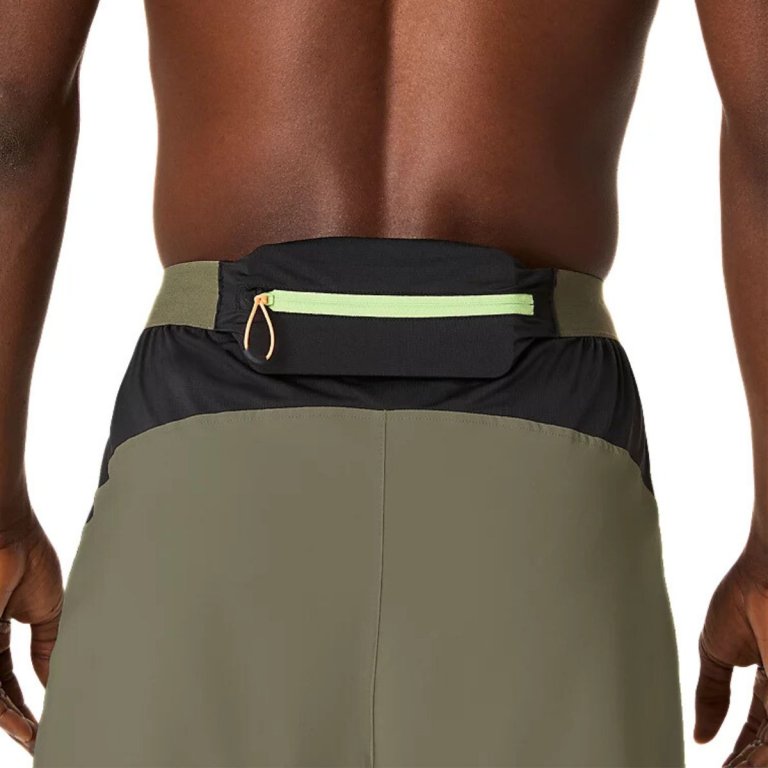 Шорти Asics Fujitrail All Over Print 5In Short M - зелені