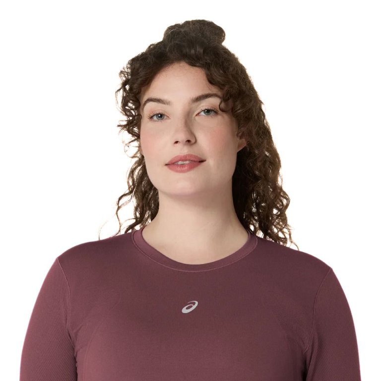 Футболка Asics Road Seamless LS Top W - червона
