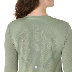 Футболка Asics Road Seamless LS Top W - зелена
