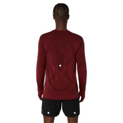 Футболка Asics Road Seamless LS Top M - червона