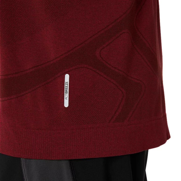 Футболка Asics Road Seamless LS Top M - червона