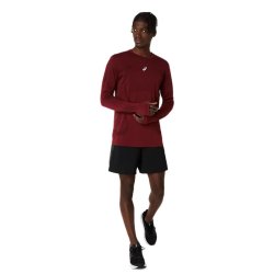 Футболка Asics Road Seamless LS Top M - червона