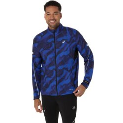 Куртка Asics Road Lite-Show Packable Jacket M - чорно/синя
