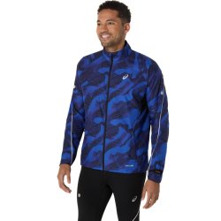 Куртка Asics Road Lite-Show Packable Jacket M - чорно/синя