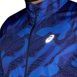 Куртка Asics Road Lite-Show Packable Jacket M - чорно/синя