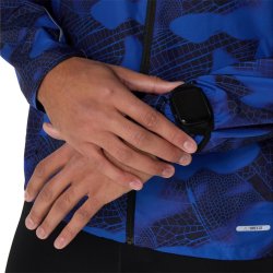 Куртка Asics Road Lite-Show Packable Jacket M - чорно/синя