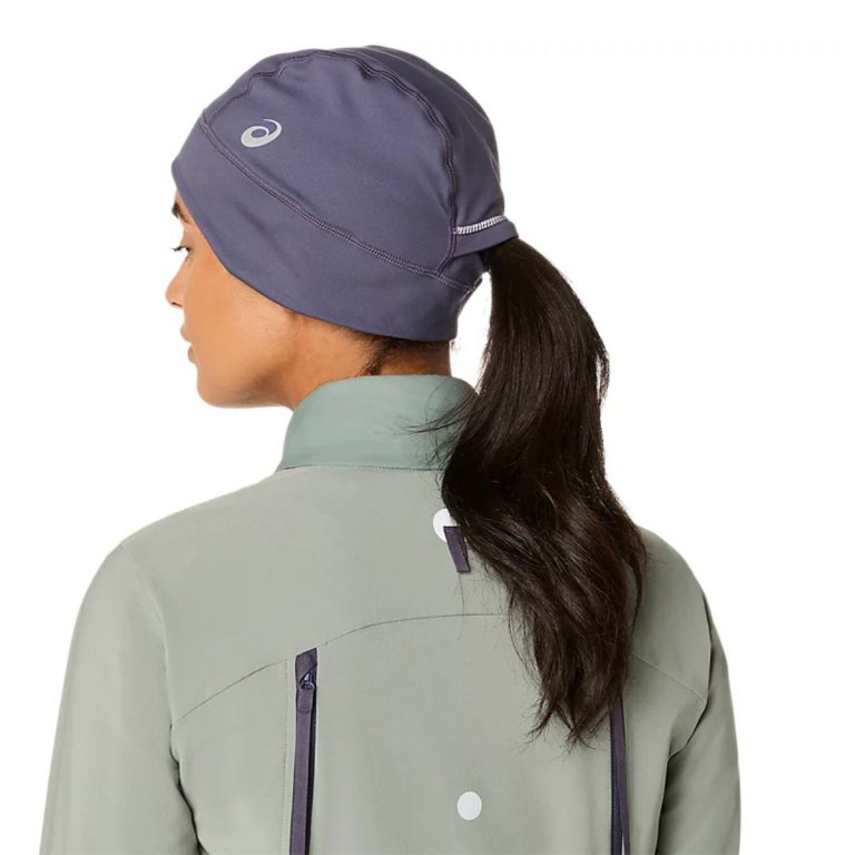 Шапка Asics Winter Run Beanie - фіолетова