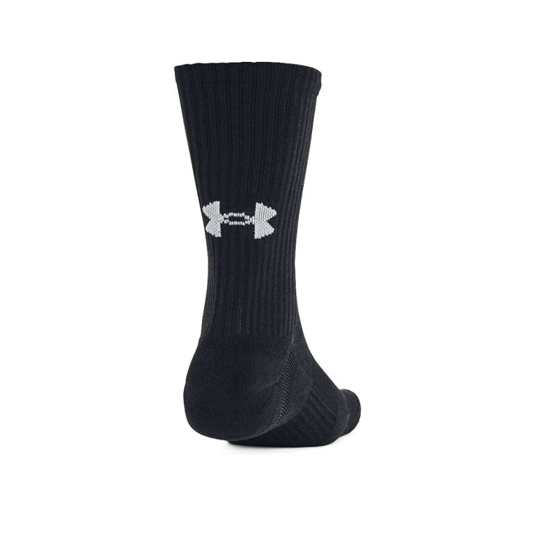 Шкарпетки Under Armour UA TC 3pk Crew Socks - чорні