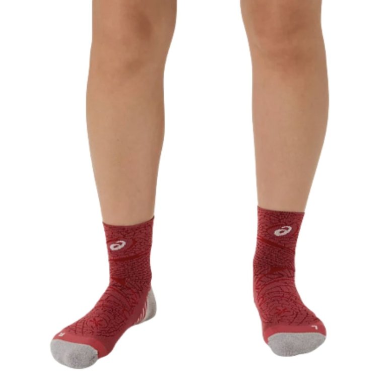 Шкарпетки Asics Performance Run Sock Quarter Sock - червоні