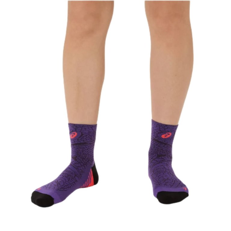 Шкарпетки Asics Performance Run Sock Quarter Sock - фіолетові