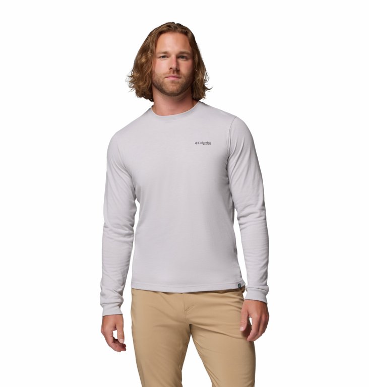 Футболка Columbia PFG Uncharted™ Graphic Tee LS M - сіра